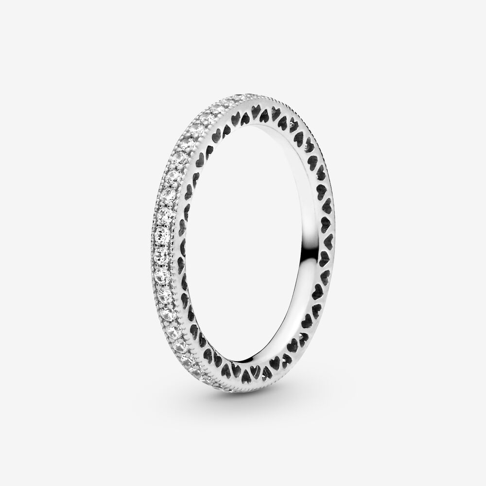 PANDORA Sparkle & Hearts Ring 190963CZ5258
