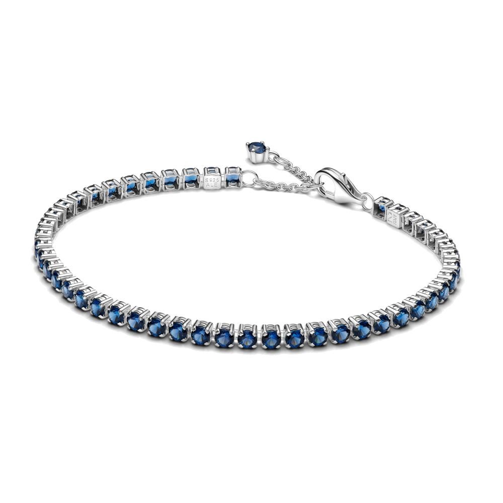PANDORA Sparkling Blue Tennis Bracelet 591469C02