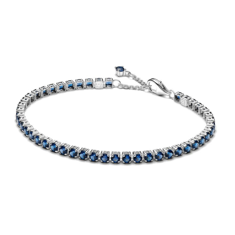 PANDORA Sparkling Blue Tennis Bracelet 591469C02