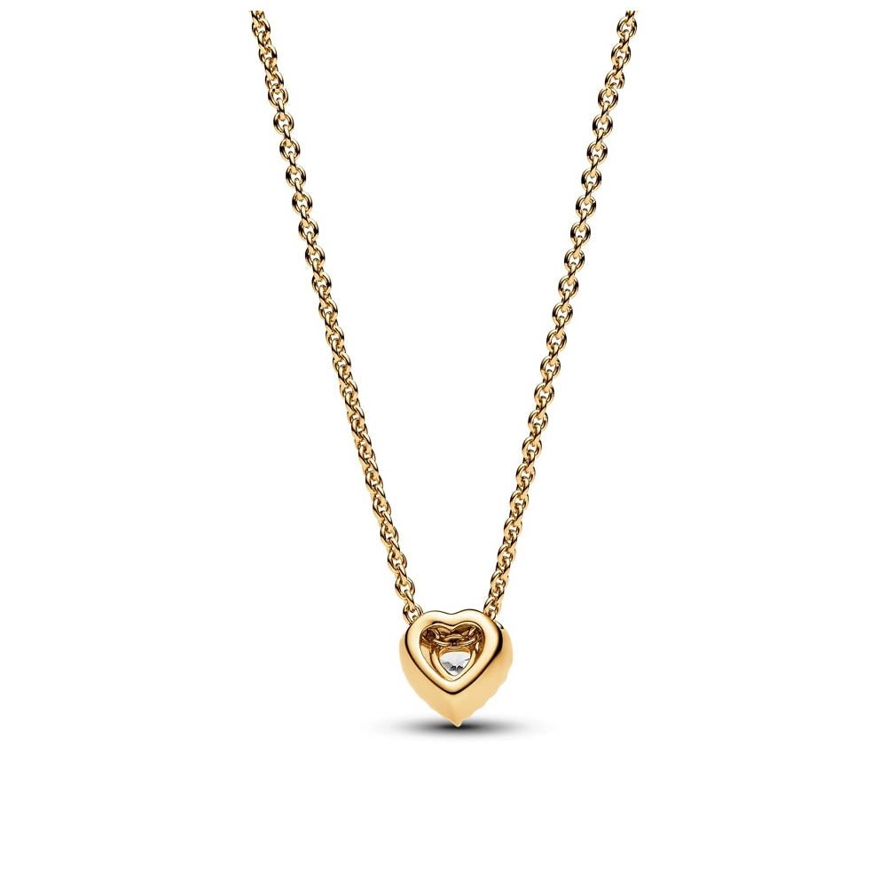 PANDORA Sparkling Elevated Heart Collier Necklace 368425C01