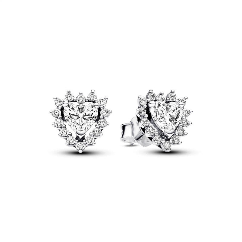 PANDORA Sparkling Heart Halo Stud Earrings 293097C01293097C01