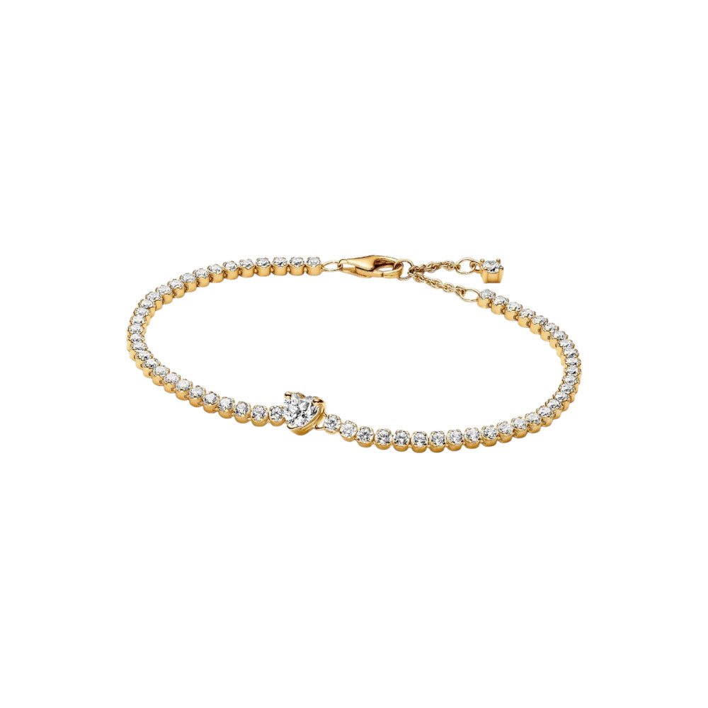 PANDORA Sparkling Heart Tennis Bracelet 560041C01
