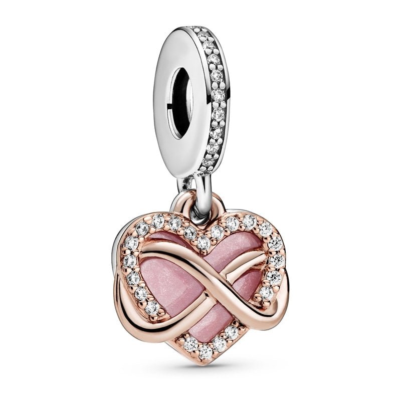 PANDORA Sparkling Infinity Heart Dangle Charm 788878C01