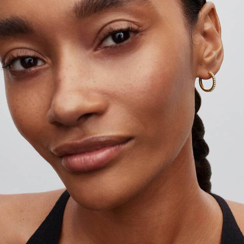 PANDORA Sparkling Mini Hoop Earrings 264649C01264649C01