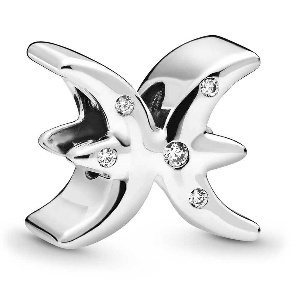 PANDORA Sparkling Pisces Zodiac Charm 798426C01