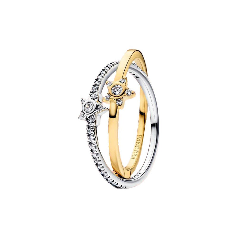 PANDORA Sparkling Stella Crossover Ring 165079C01165079C01