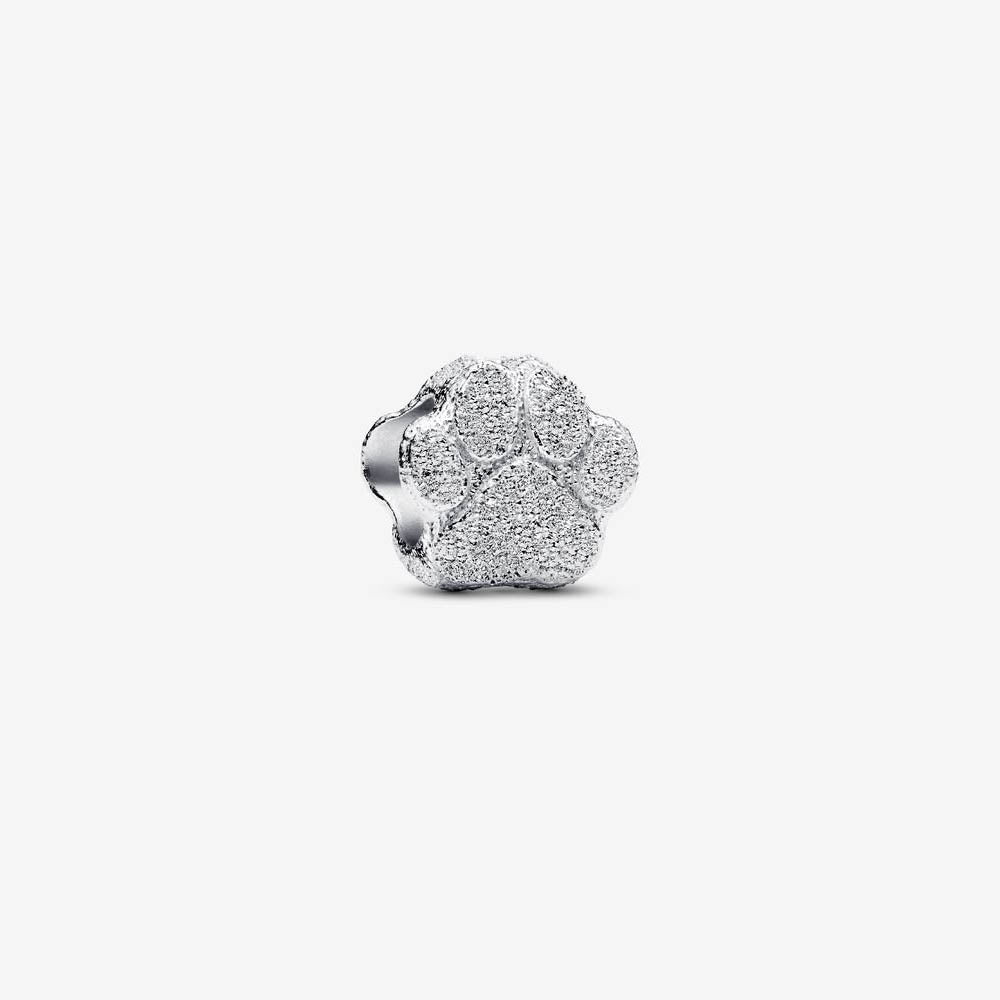 PANDORA Textured Paw Mini Charm 794043C00276345