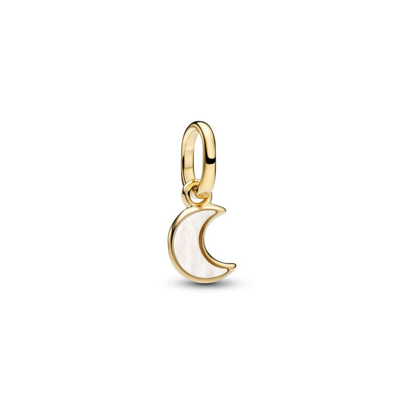 PANDORA White Crescent Moon Mini Dangle Charm 764614C01764614C01