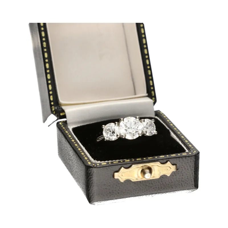 Platinum 3 Stone 2.50ct Lab Grown Diamond Ring271514