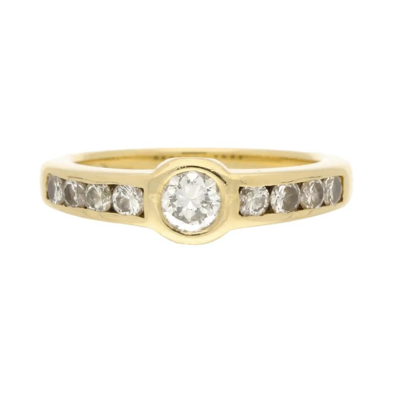 Pre - Owned 18ct Yellow Gold Diamond Eternity Ring275539