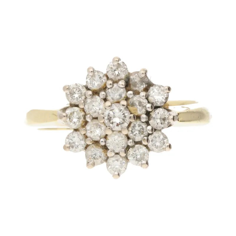 Pre - Owned 18ct Yellow Gold Diamond Ring Approx 0.53ct2026W31-19-6