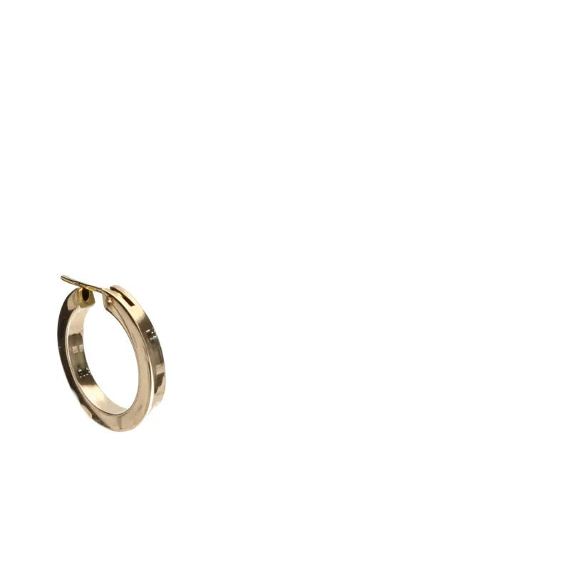 Pre - Owned 9ct Yellow Gold Chunky Hoop Earrings271359