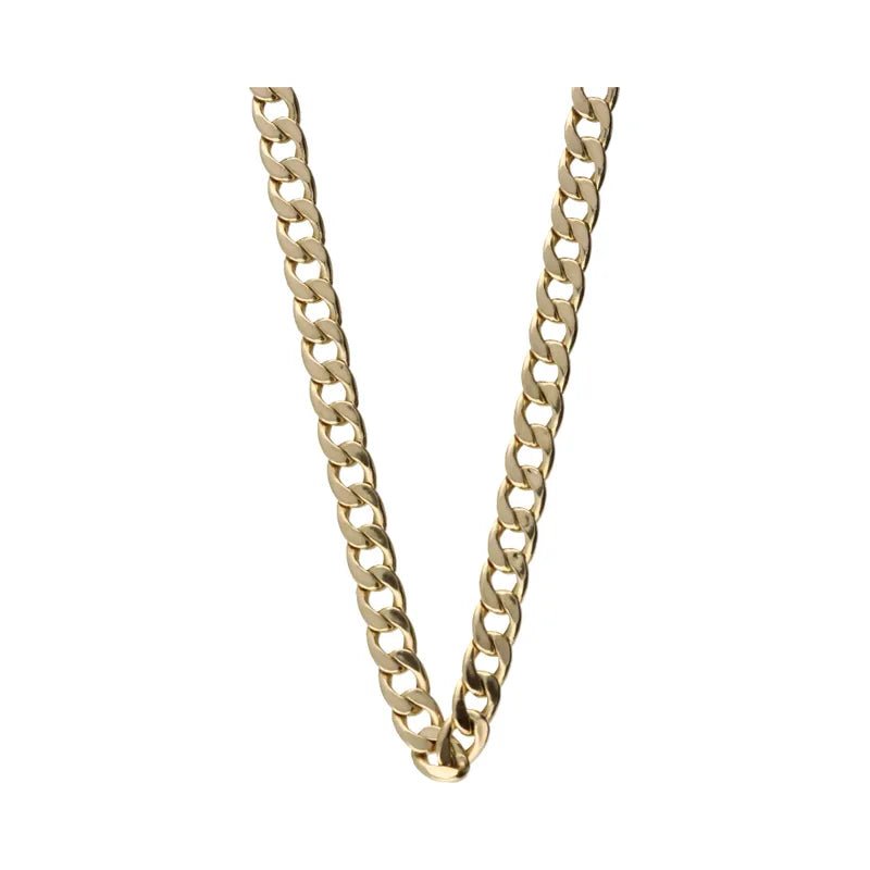Pre - Owned 9ct Yellow Gold Curb Chain 18inch2026W33-15-6