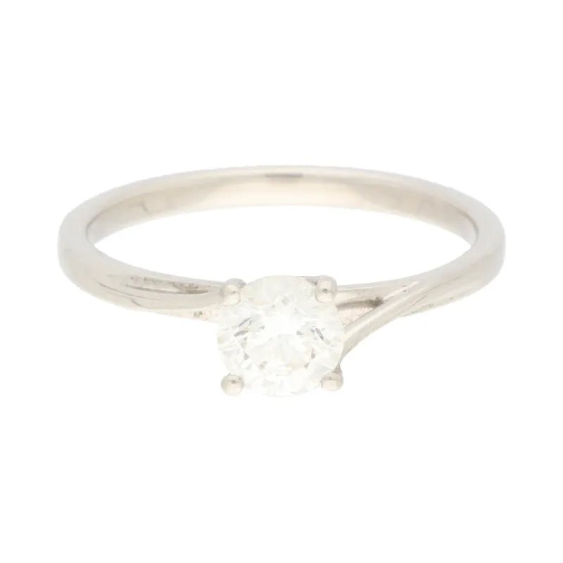 Pre - Owned Platinum Brilliant Cut Diamond Solitaire Ring 0.50ct2025W25-3-7