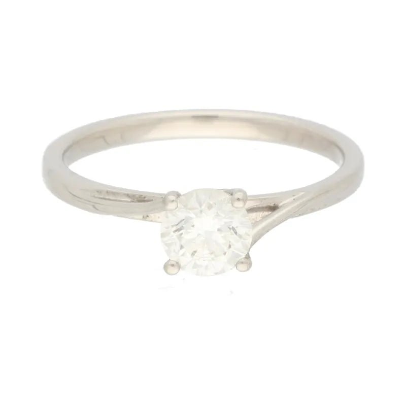 Pre - Owned Platinum Brilliant Cut Diamond Solitaire Ring 0.50ct2025W25-3-7