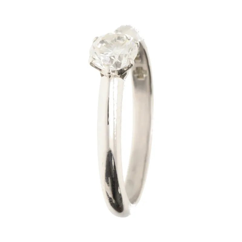 Pre - Owned Platinum Diamond Engagement Ring 0.50ct2026W34-24-6