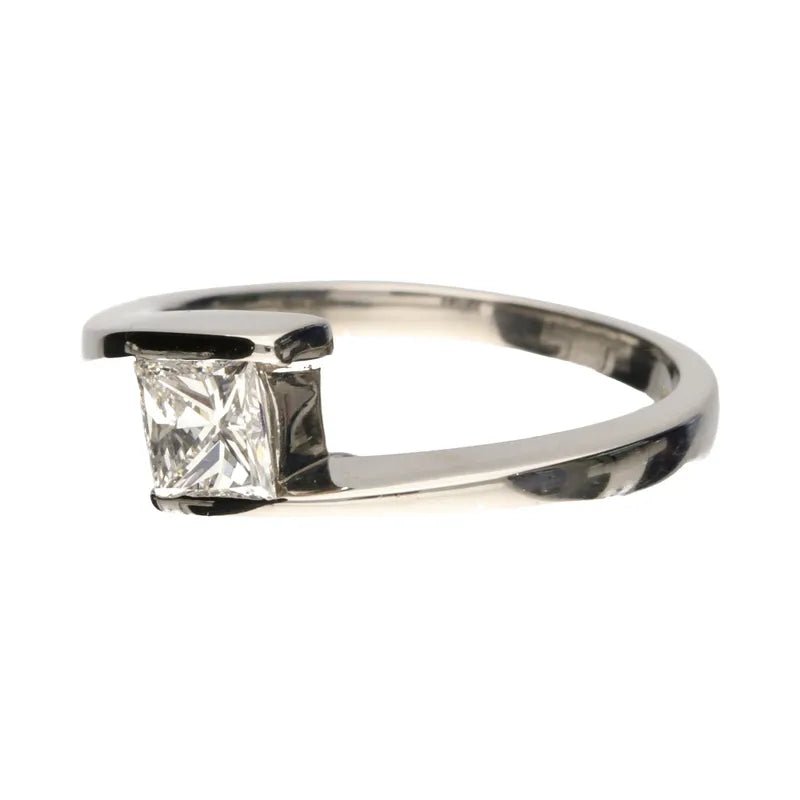 Pre - Owned Platinum Princess Diamond Tension Ring272664