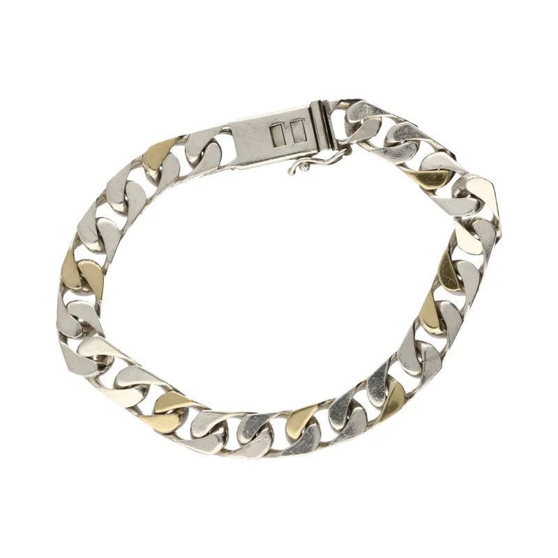 Pre - Owned Sterling Silver Fancy Link Bracelet 19cm2026W31-16-16