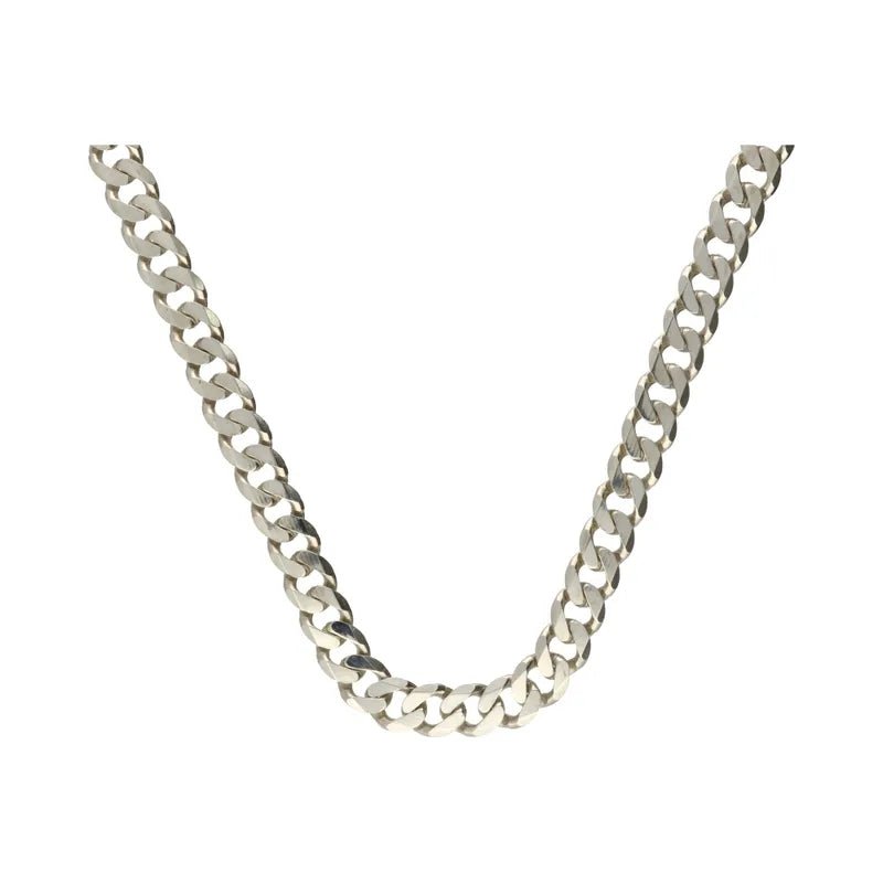 Pre - Owned Sterling Silver Heavy Curb Chain 20inch 65.52g2025W15-17-10