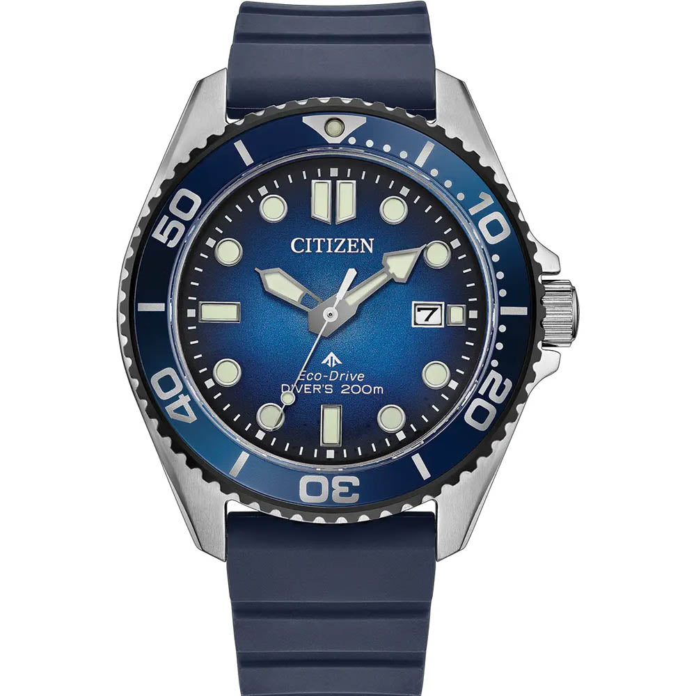 Citizen Eco-Drive Promaster Diver Blue Dial Watch BN0267-04L