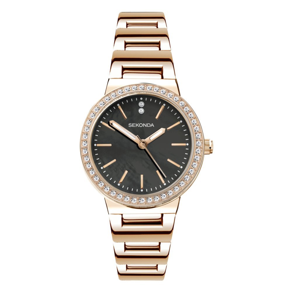 Sekonda Ladies Amelia Rose Gold Case with Grey Dial Watch 40530.2740530.27