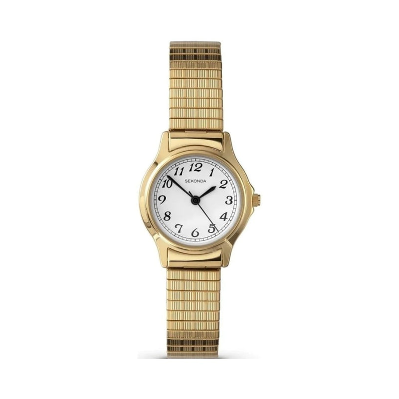 Sekonda Ladies Easy Read Gold Expandable Bracelet Watch 4134B.27