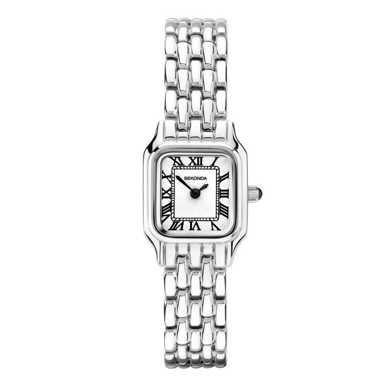 Sekonda Ladies Octagonal Classic Silver Bracelet Watch 40143.27