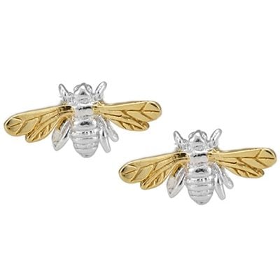 Sugar Sugar Gold Plated Honey Bee Stud Earrings