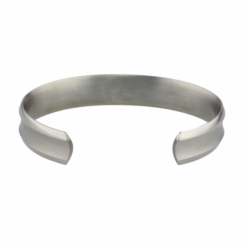 Titanium 12mm Wide Concave Bangle243353
