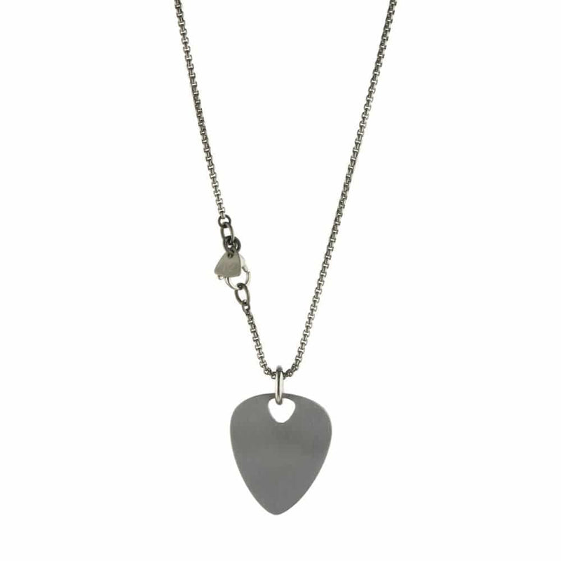 Titanium Plectrum Pendant and Chain242843