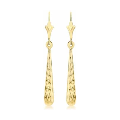 Yellow Gold Fancy Drop Earrings