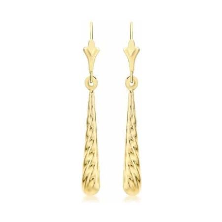 Yellow Gold Fancy Drop Earrings