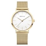 Bering Classic Polished Gold Watch 13436-334