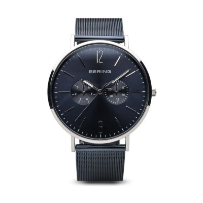 Bering Men's Classic Blue Watch