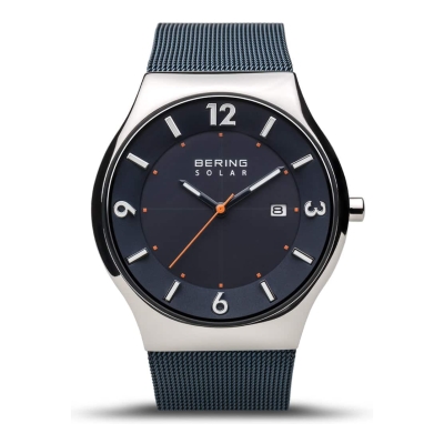 Bering Men's Solar Blue Watch