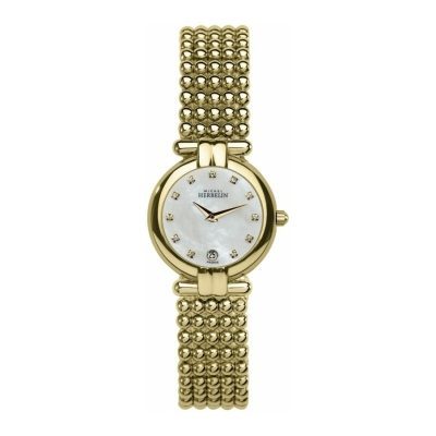 Michel Herbelin Ladies Gold Plated Perle Bracelet Watch