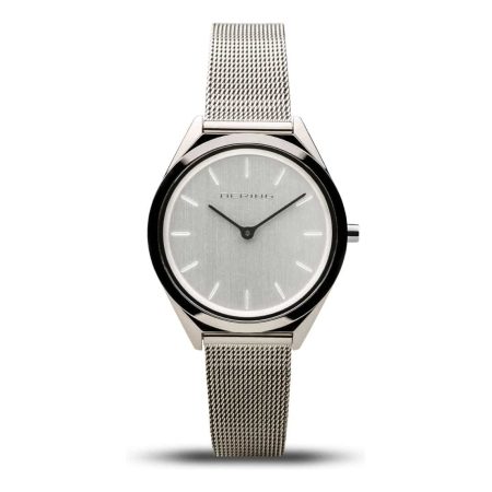 Bering Unisex Ultra Slim Silver Watch