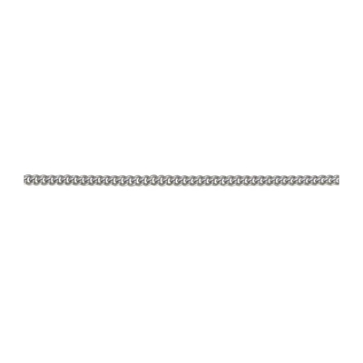 White Gold Curb Chain