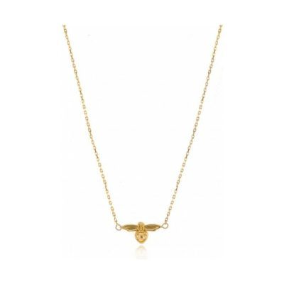 Yellow Gold Bee Necklace