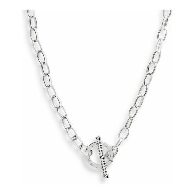 Olivia Burton Bejewelled T-bar Necklace Silver