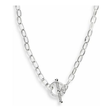 Olivia Burton Bejewelled T-bar Necklace Silver