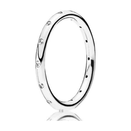 PANDORA Simple Sparkling Band Ring