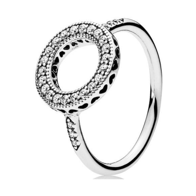 PANDORA Sparkling Halo Ring