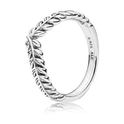 PANDORA Wheat Grains Wishbone Ring