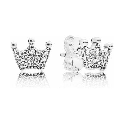PANDORA Crown Stud Earrings