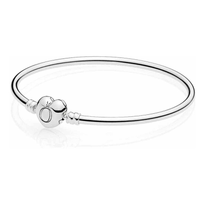 PANDORA Moments Heart Clasp Bangle