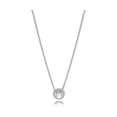 PANDORA Round Sparkle Halo Necklace