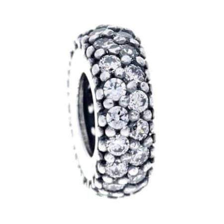PANDORA Clear Pave Inspiration Spacer Charm