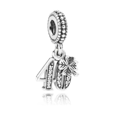 PANDORA 40th Celebration Dangle Charm