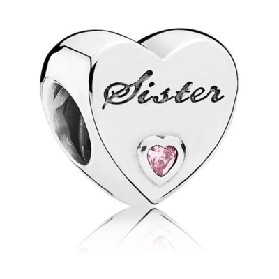 PANDORA Sister Heart Charm